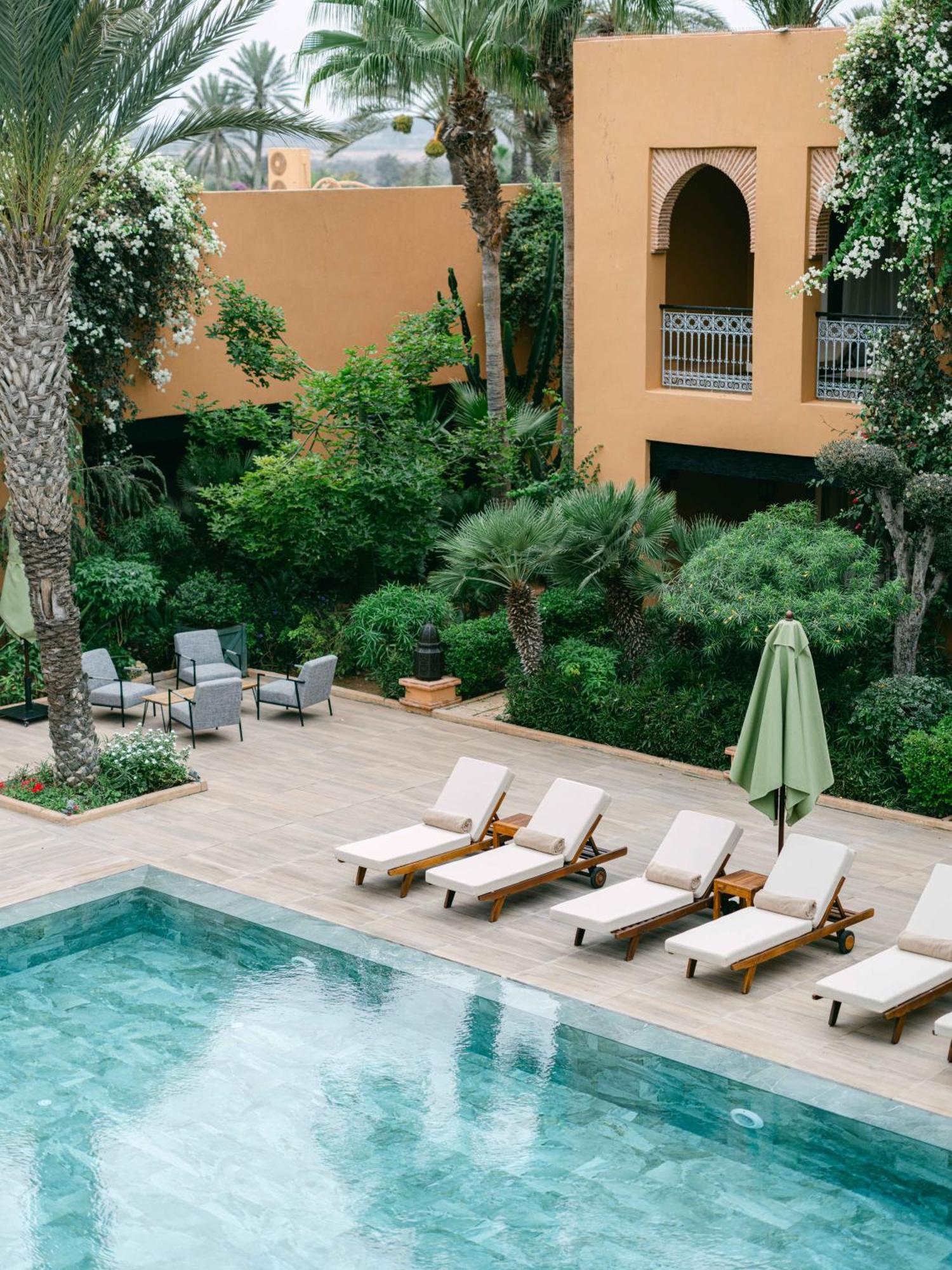 Tikida Golf Palace Αγκαντίρ Εξωτερικό φωτογραφία The pool at the hotel