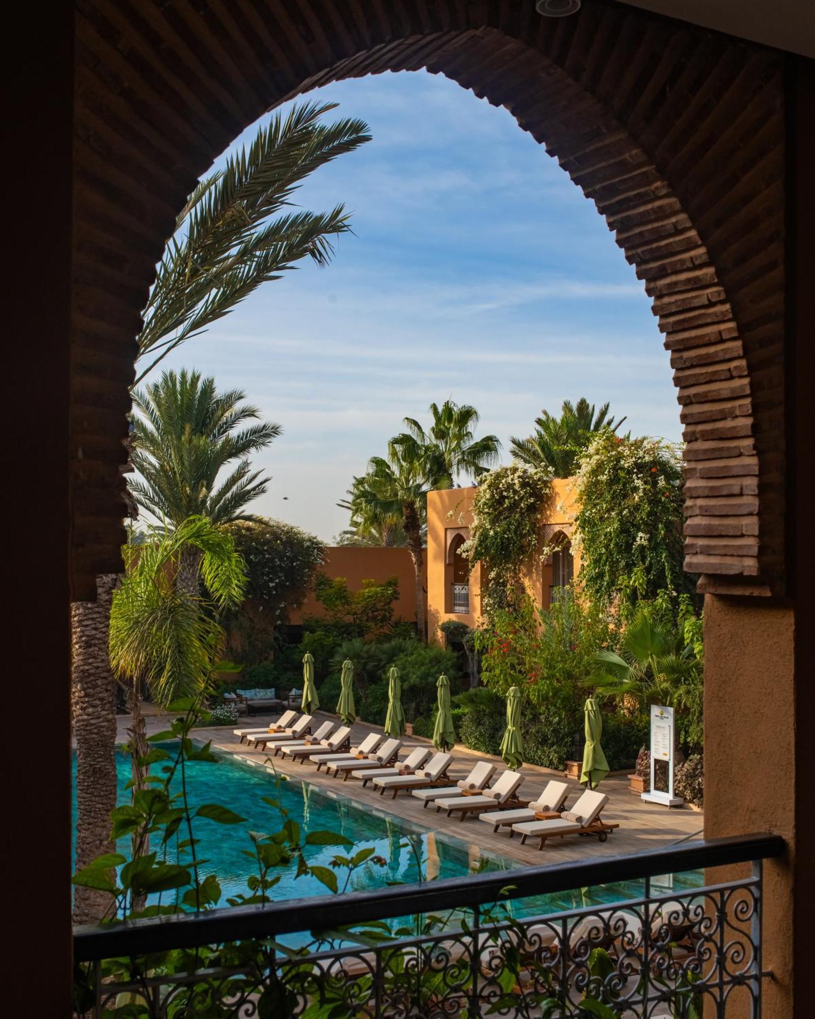 Tikida Golf Palace Αγκαντίρ Εξωτερικό φωτογραφία The swimming pool at the hotel