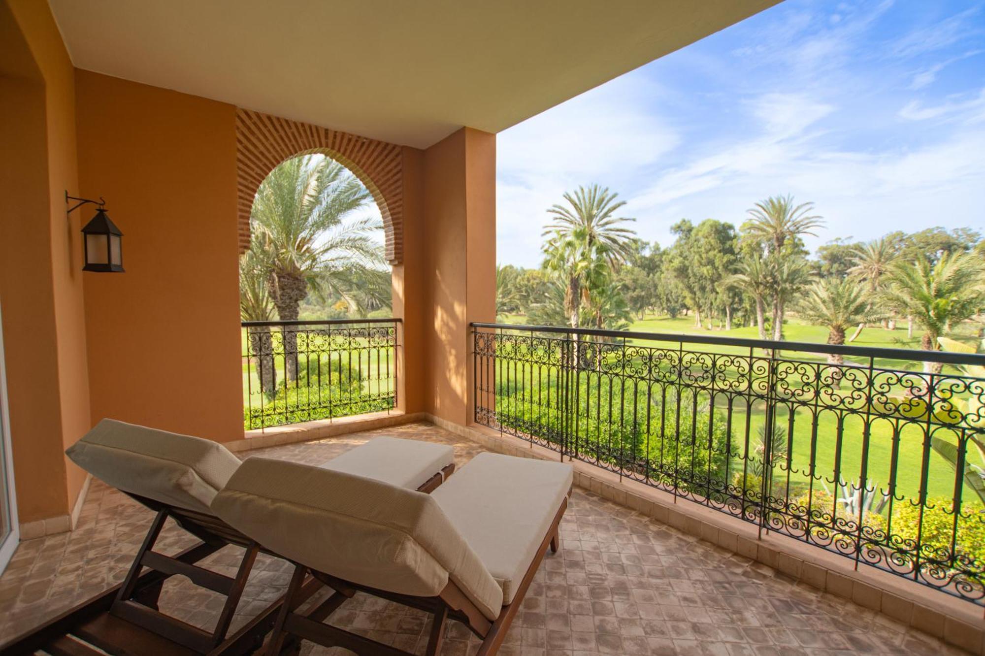 Tikida Golf Palace Αγκαντίρ Εξωτερικό φωτογραφία A balcony at the resort