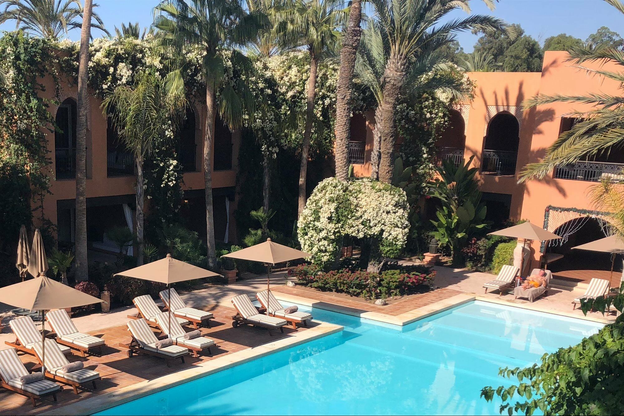 Tikida Golf Palace Αγκαντίρ Εξωτερικό φωτογραφία The swimming pool at the hotel